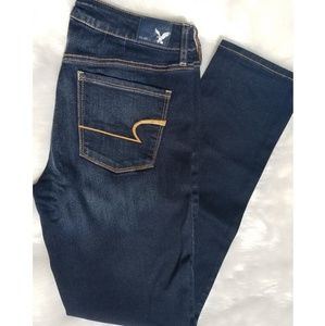 American Eagle Dark Wash "Stretch" Skinny Jeans